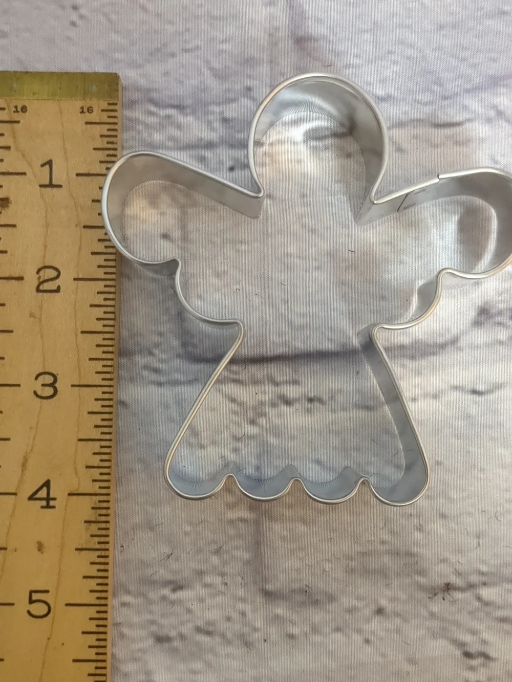 Silver Angel Cookie Cutter - Stainless Steel Bakeware